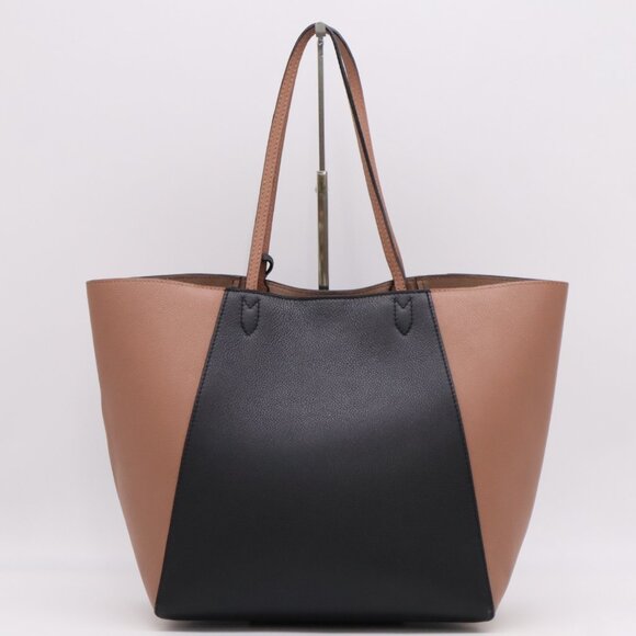 LV logo Lock Cabas Tote with Rosewood Crochet and Dust Bag - Picture 2 of 12